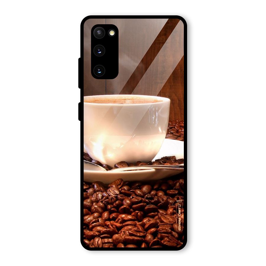 Caffeine Beans Glass Back Case for Galaxy S20 FE 5G