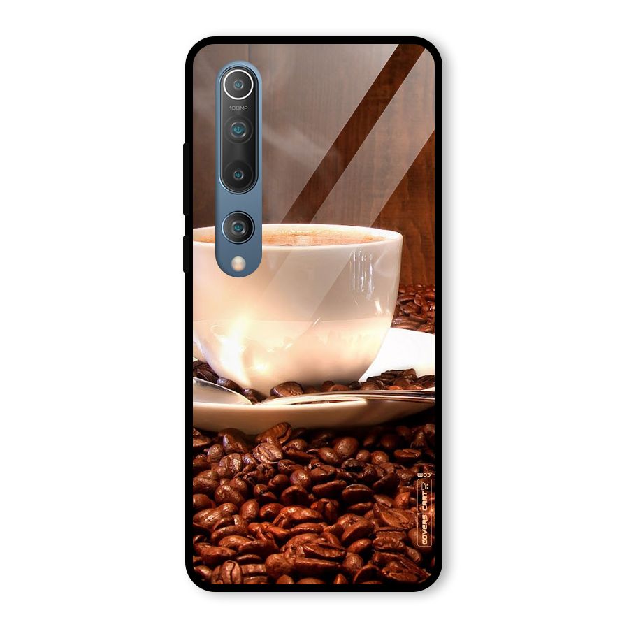 Caffeine Beans Glass Back Case for Mi 10