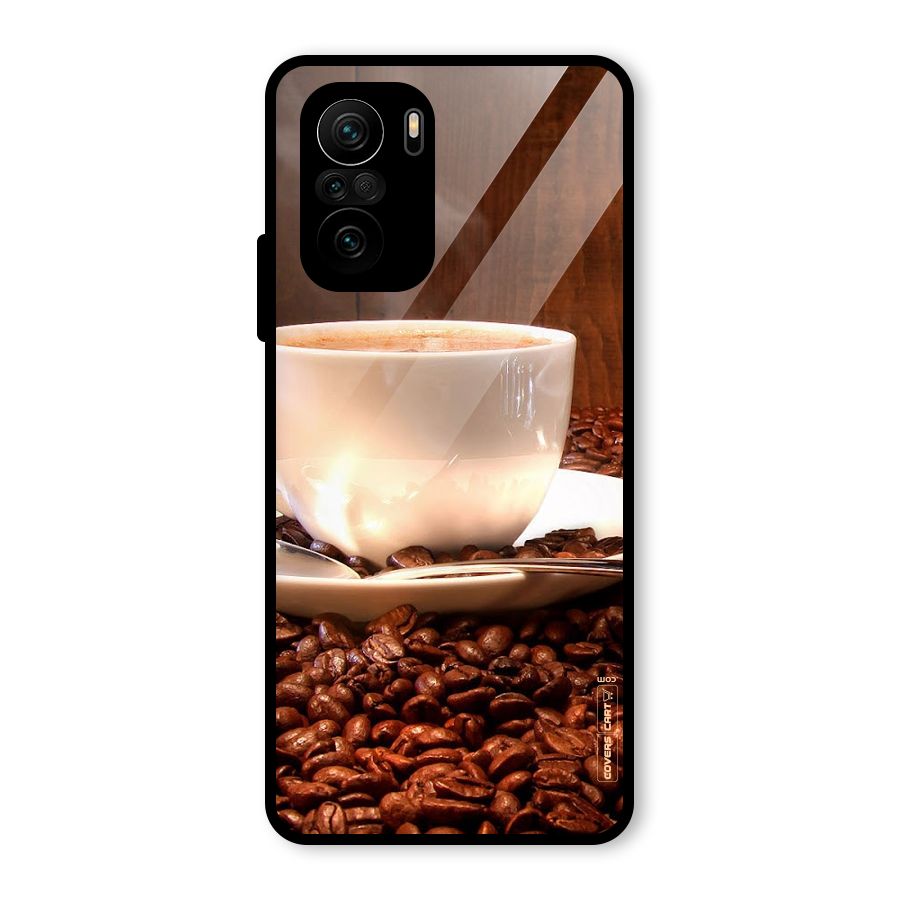 Caffeine Beans Glass Back Case for Mi 11X Pro