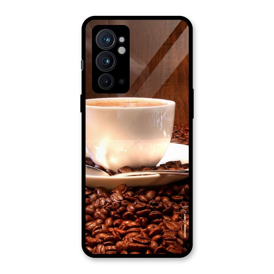Caffeine Beans Glass Back Case for OnePlus 9RT 5G