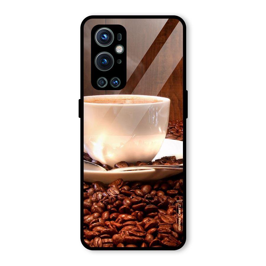 Caffeine Beans Glass Back Case for OnePlus 9 Pro