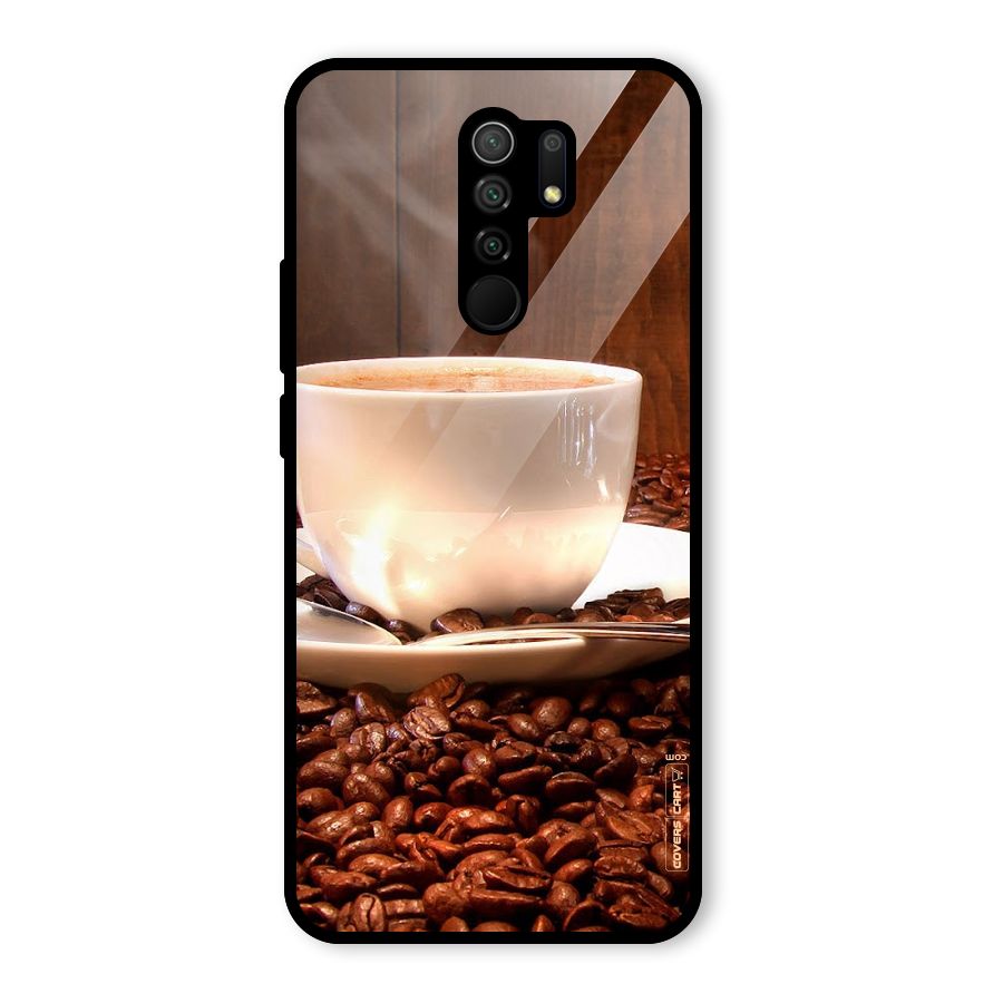 Caffeine Beans Glass Back Case for Poco M2
