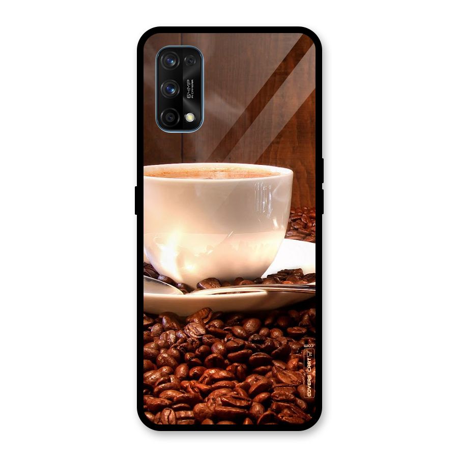 Caffeine Beans Glass Back Case for Realme 7 Pro
