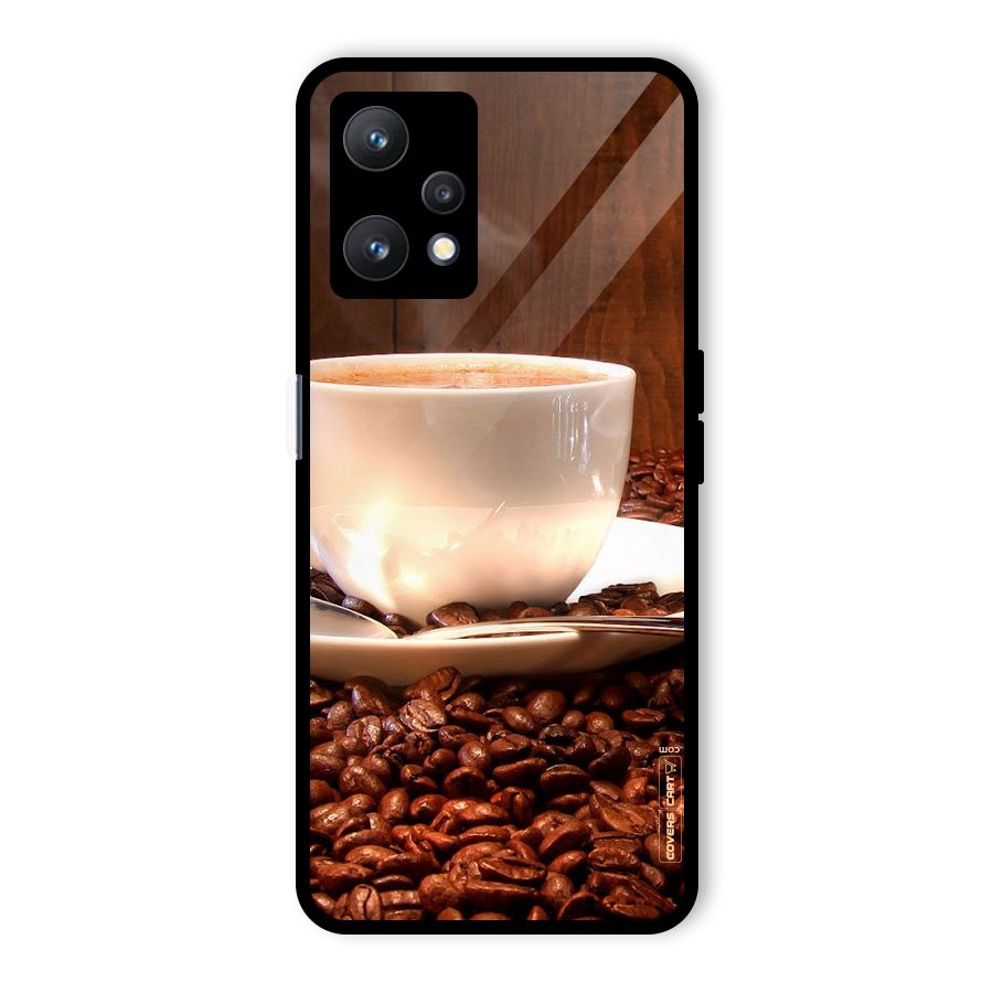 Caffeine Beans Glass Back Case for Realme 9 Pro 5G