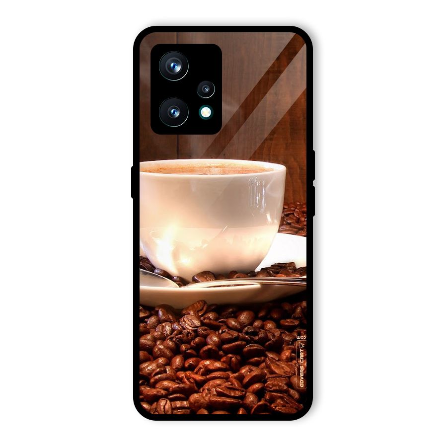 Caffeine Beans Glass Back Case for Realme 9 Pro Plus 5G