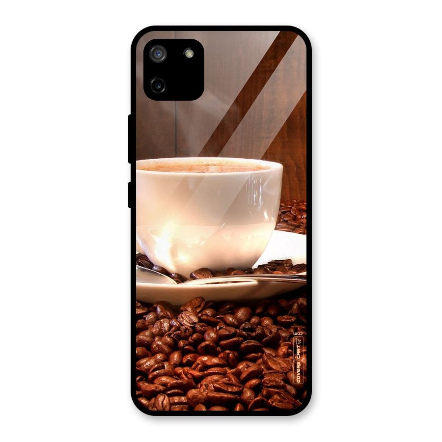 Caffeine Beans Glass Back Case for Realme C11