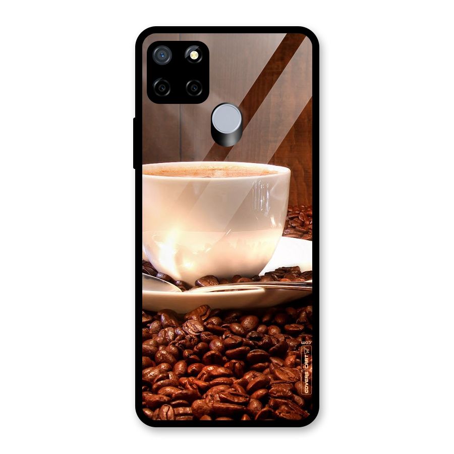 Caffeine Beans Glass Back Case for Realme Narzo 20