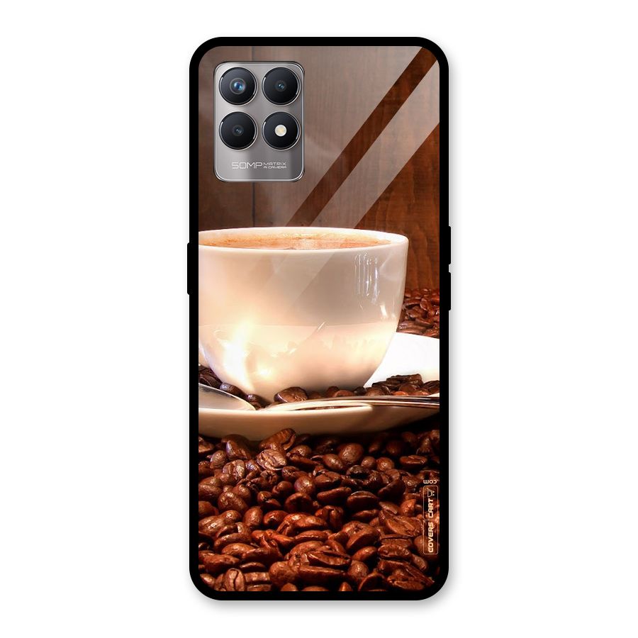 Caffeine Beans Glass Back Case for Realme Narzo 50