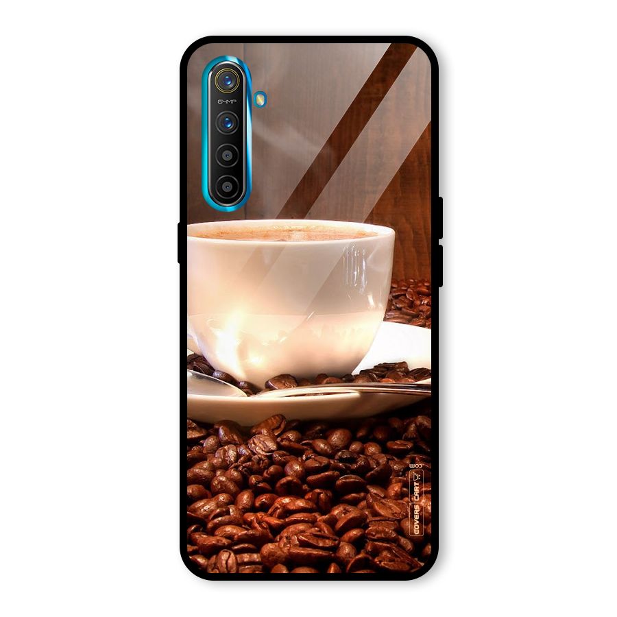 Caffeine Beans Glass Back Case for Realme X2