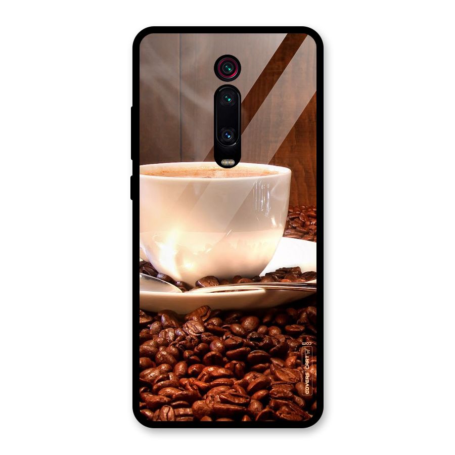 Caffeine Beans Glass Back Case for Redmi K20