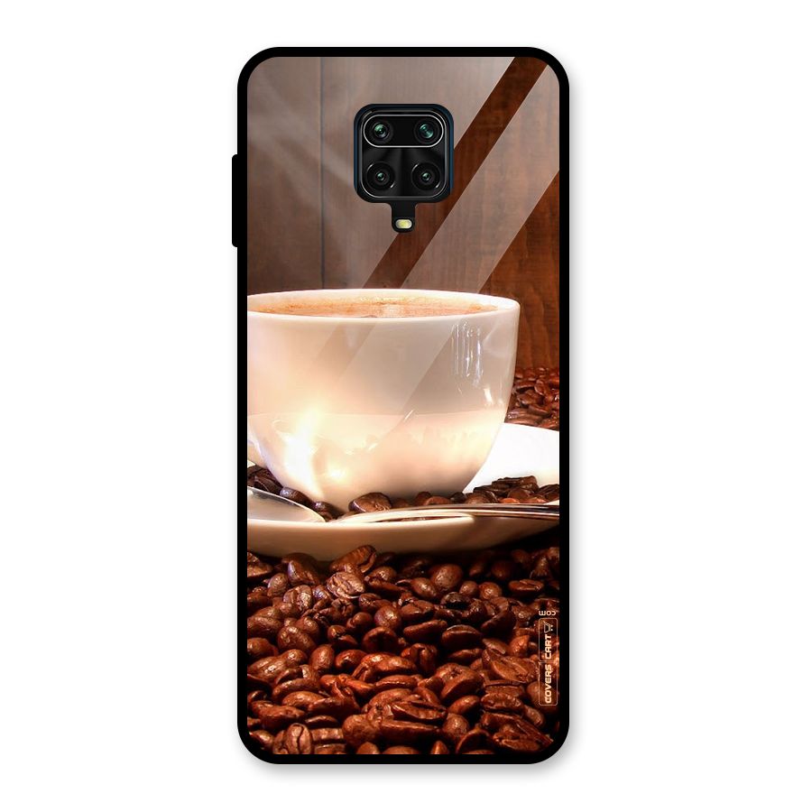 Caffeine Beans Glass Back Case for Redmi Note 10 Lite