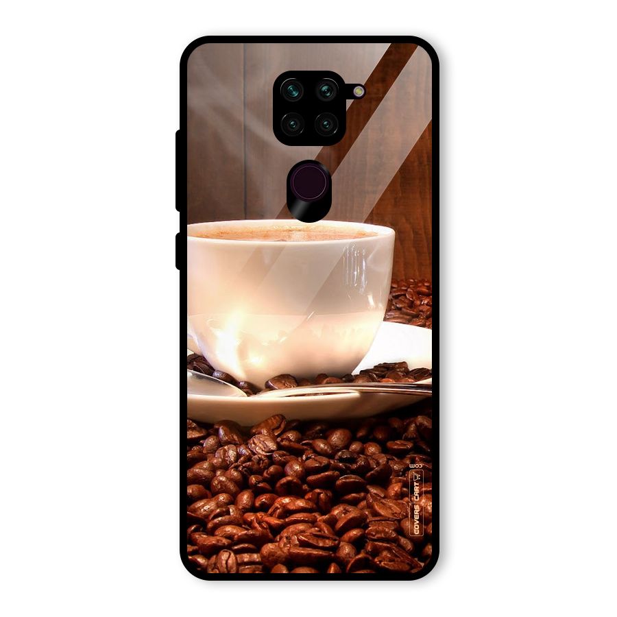 Caffeine Beans Glass Back Case for Redmi Note 9
