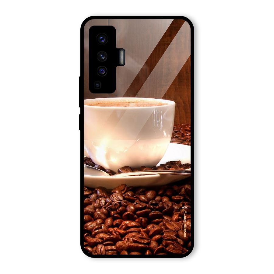 Caffeine Beans Glass Back Case for Vivo X50