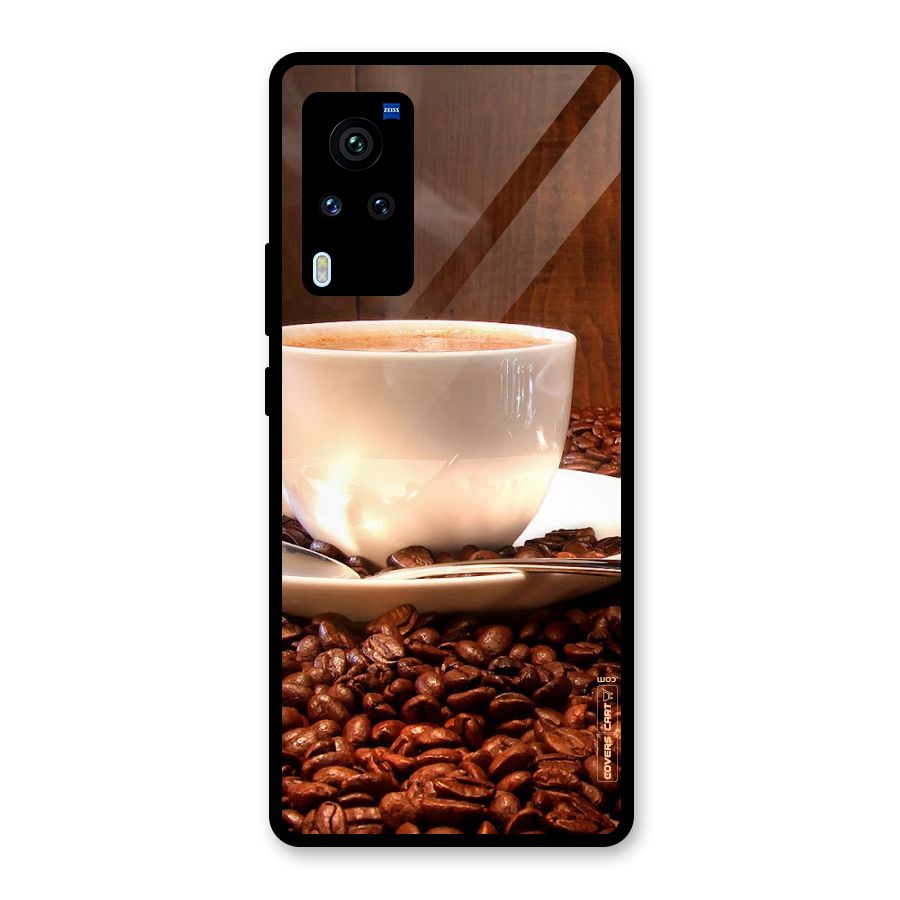 Caffeine Beans Glass Back Case for Vivo X60 Pro