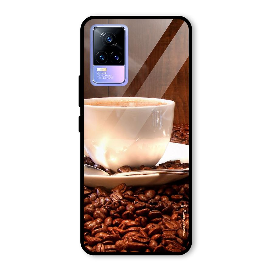 Caffeine Beans Glass Back Case for Vivo Y73