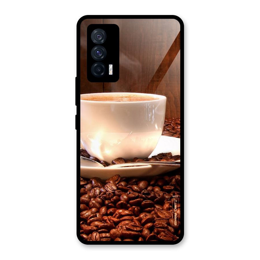 Caffeine Beans Glass Back Case for Vivo iQOO 7 5G