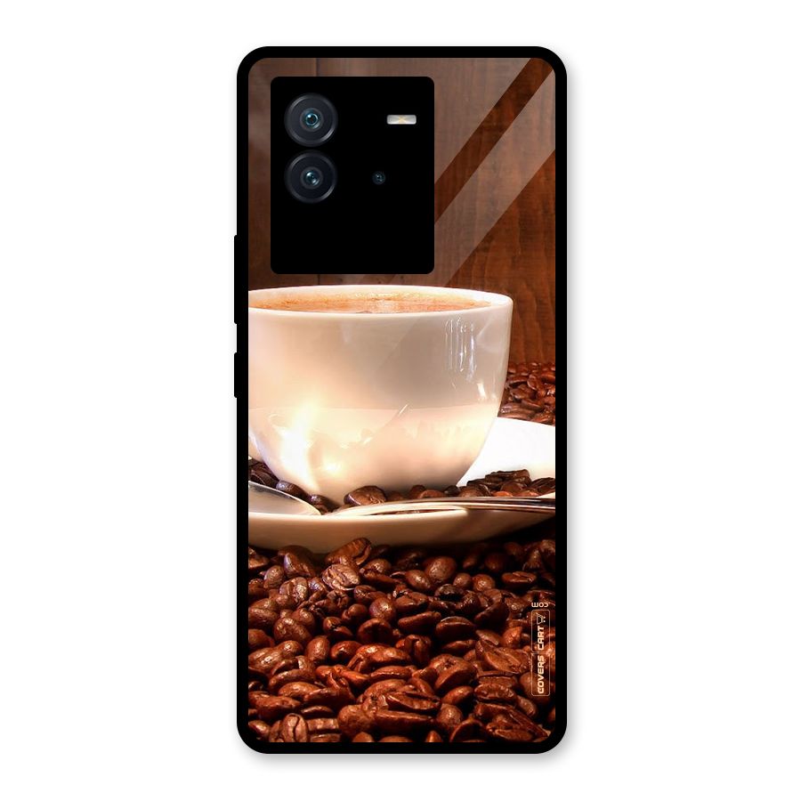 Caffeine Beans Glass Back Case for Vivo iQOO Neo 6 5G