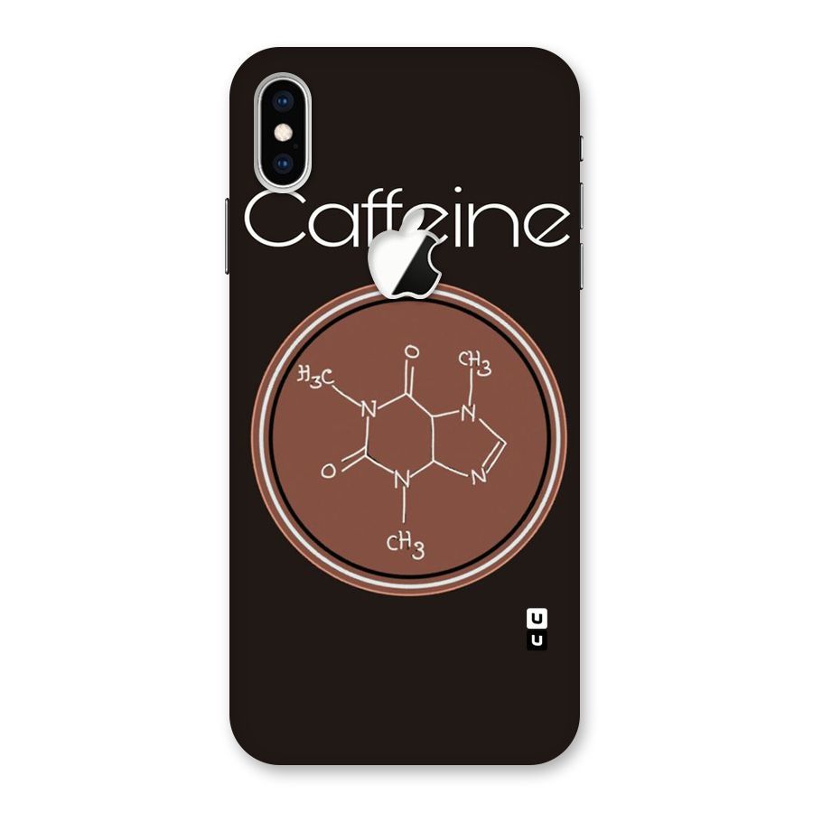 Caffeine Making Back Case for iPhone XS Max Apple Cut