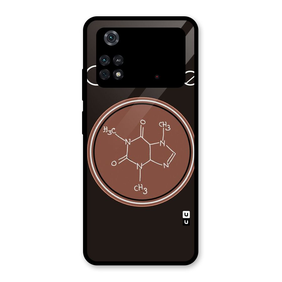 Caffeine Making Glass Back Case for Poco M4 Pro 4G