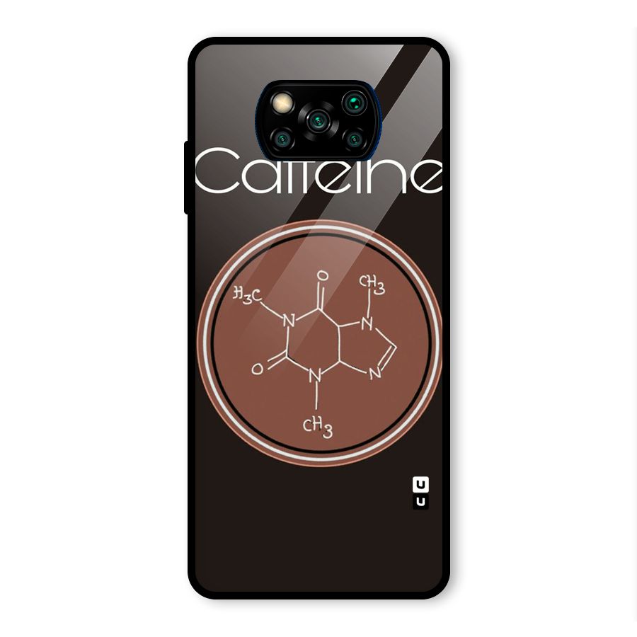 Caffeine Making Glass Back Case for Poco X3 Pro