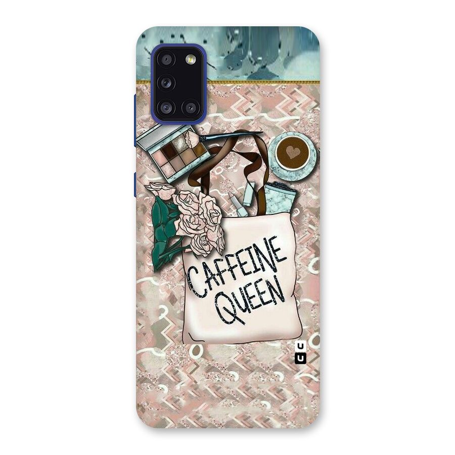 Caffeine Queen Back Case for Galaxy A31