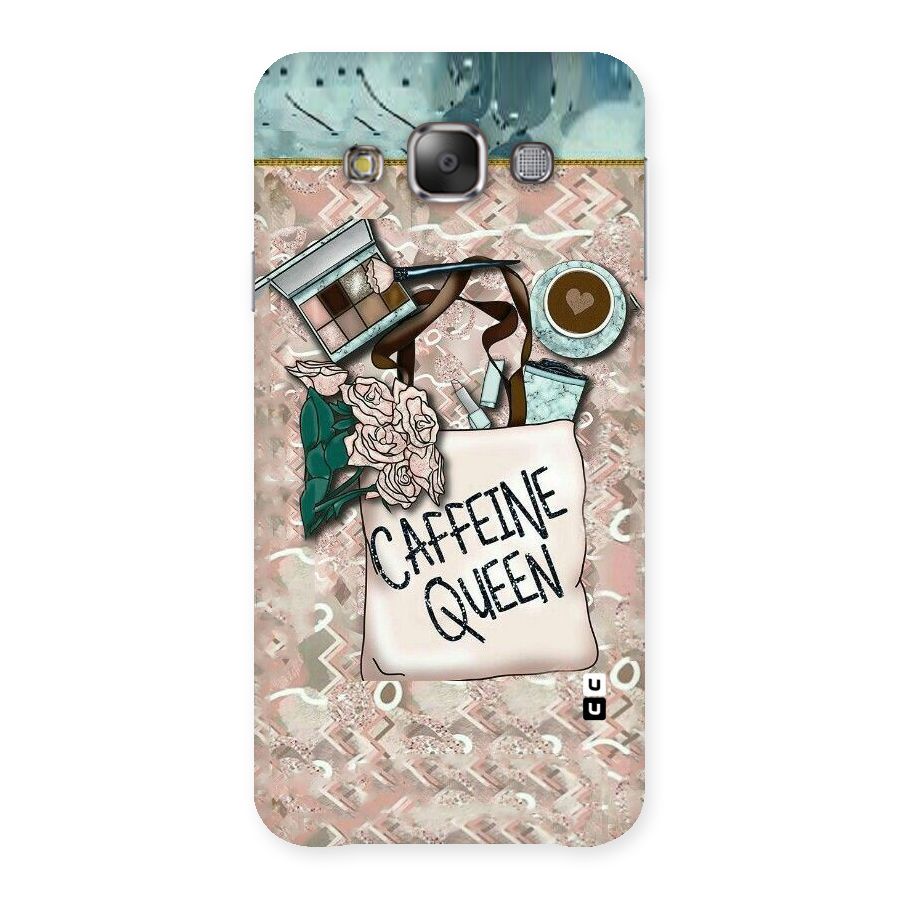 Caffeine Queen Back Case for Galaxy E7