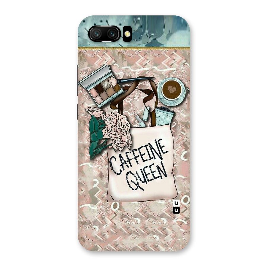 Caffeine Queen Back Case for Honor 10