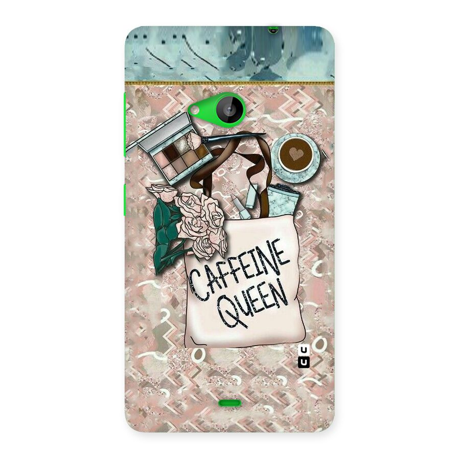Caffeine Queen Back Case for Lumia 535