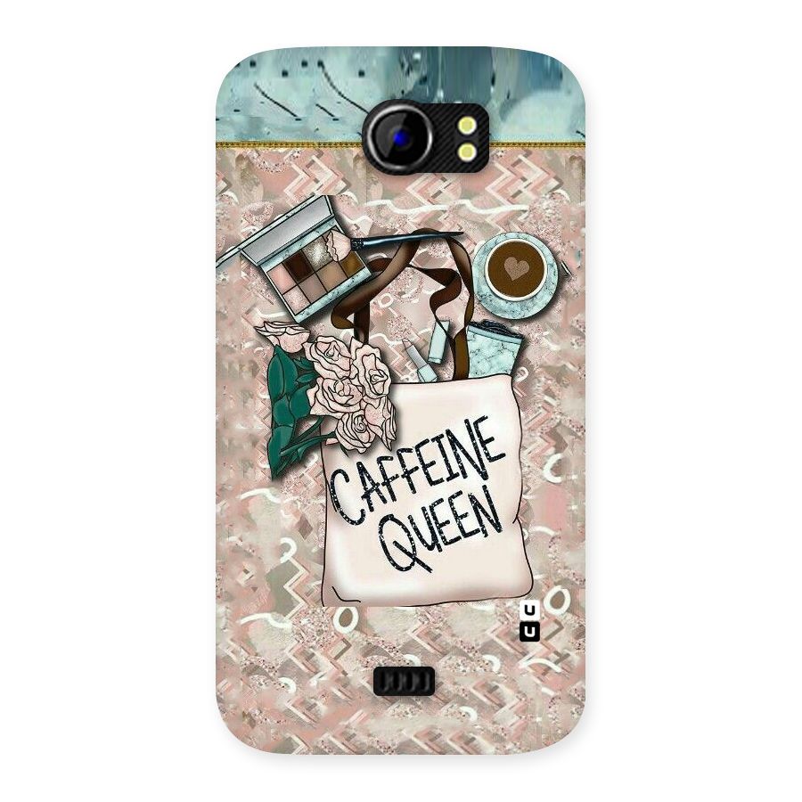 Caffeine Queen Back Case for Micromax Canvas 2 A110