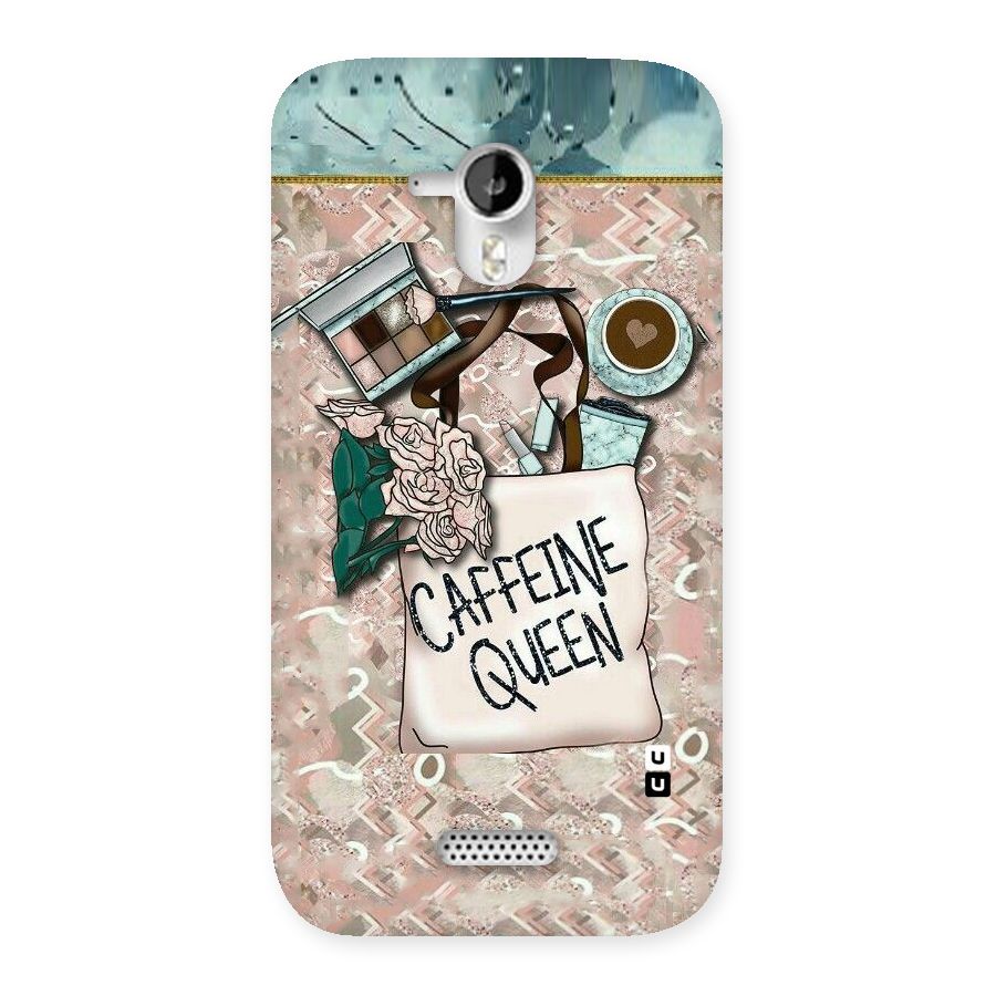 Caffeine Queen Back Case for Micromax Canvas HD A116