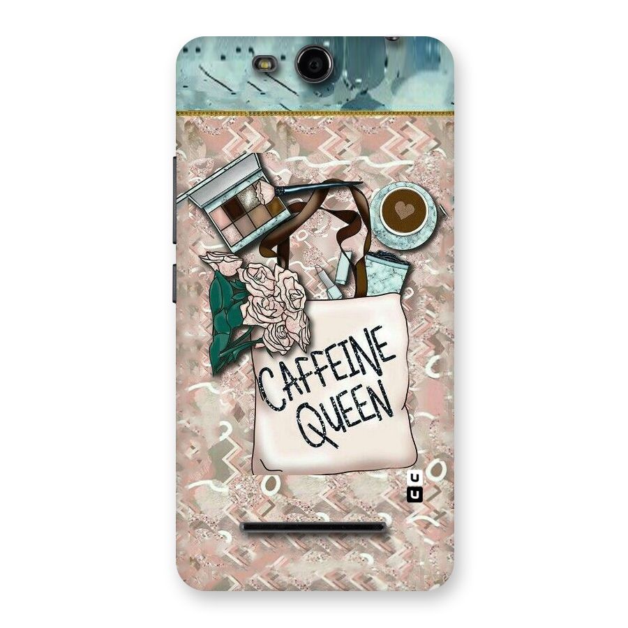 Caffeine Queen Back Case for Micromax Canvas Juice 3 Q392