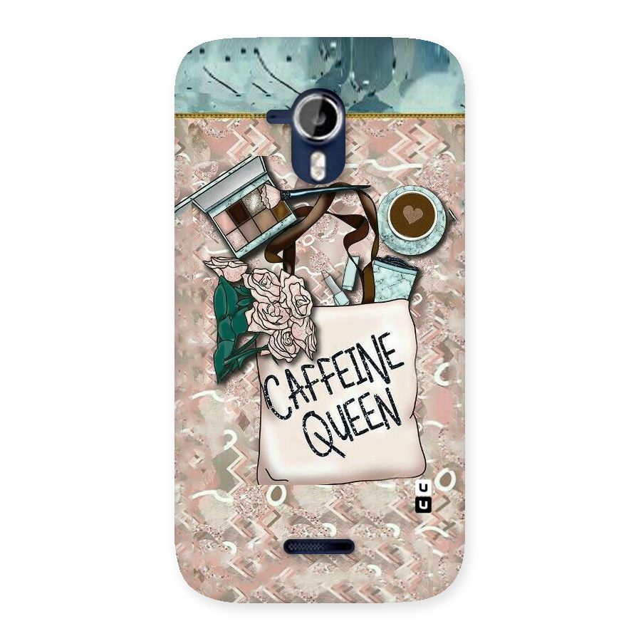 Caffeine Queen Back Case for Micromax Canvas Magnus A117