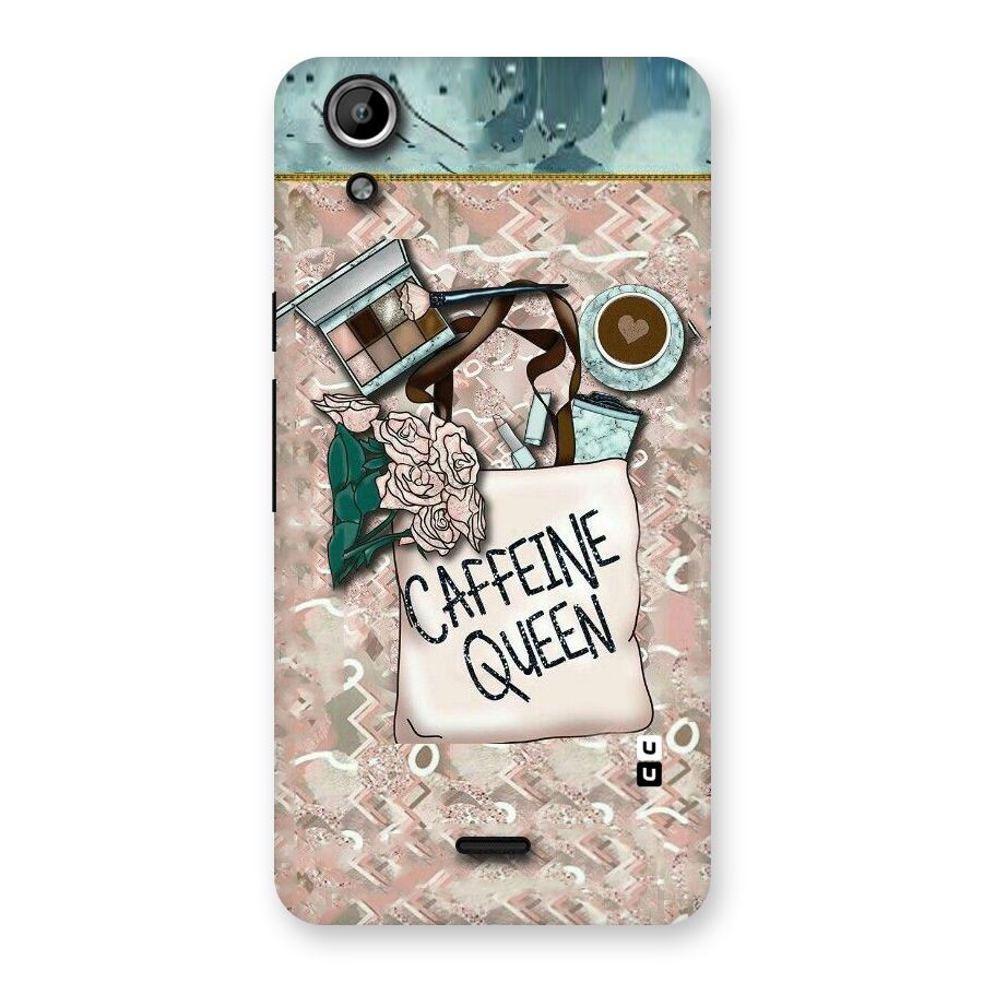 Caffeine Queen Back Case for Micromax Canvas Selfie Lens Q345