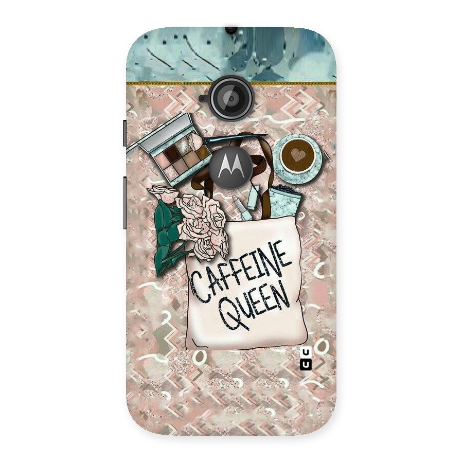Caffeine Queen Back Case for Moto E 2nd Gen