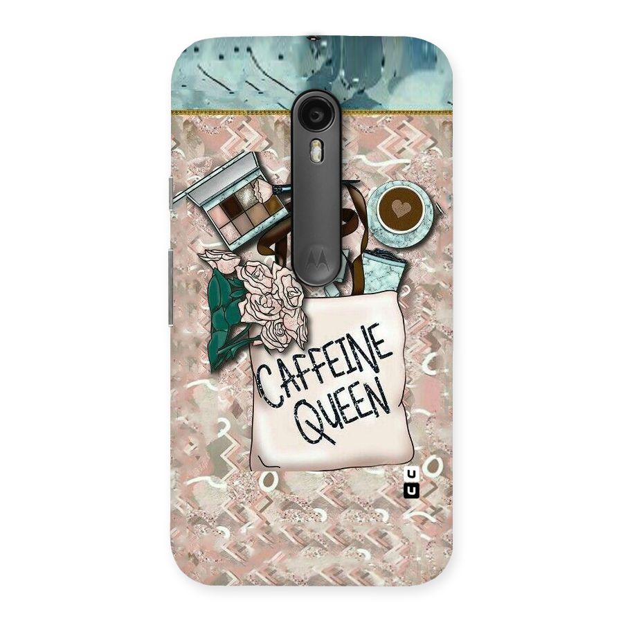 Caffeine Queen Back Case for Moto G Turbo