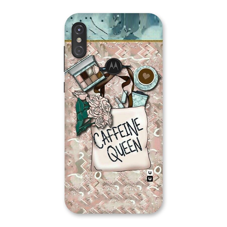 Caffeine Queen Back Case for Motorola One Power