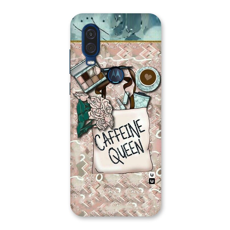 Caffeine Queen Back Case for Motorola One Vision