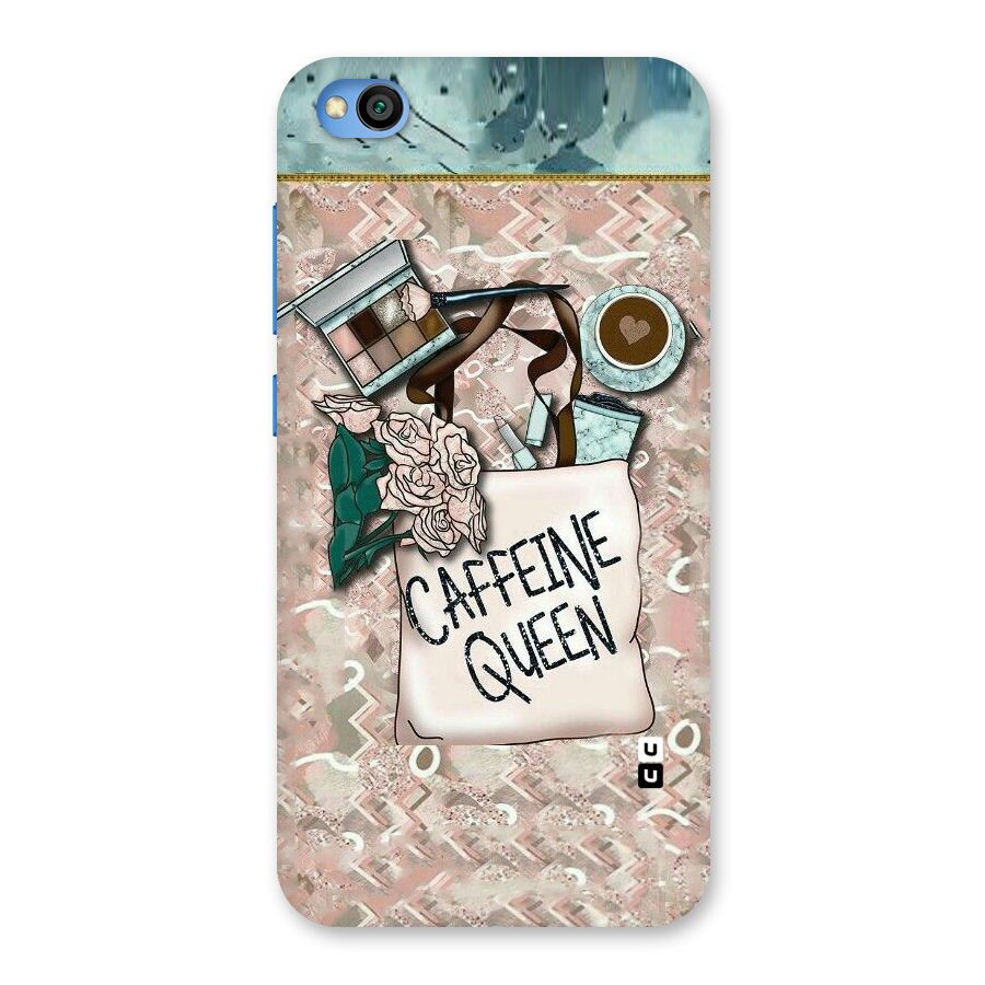 Caffeine Queen Back Case for Redmi Go