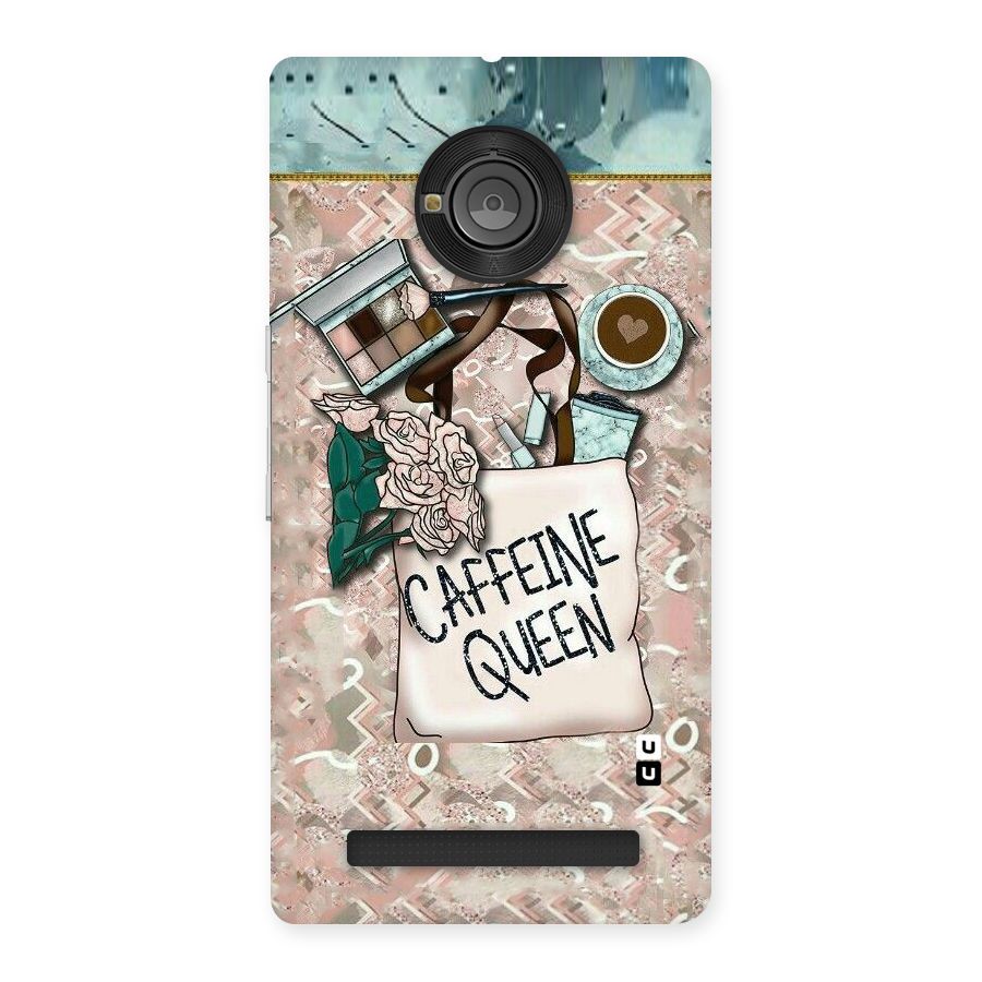 Caffeine Queen Back Case for Yu Yuphoria