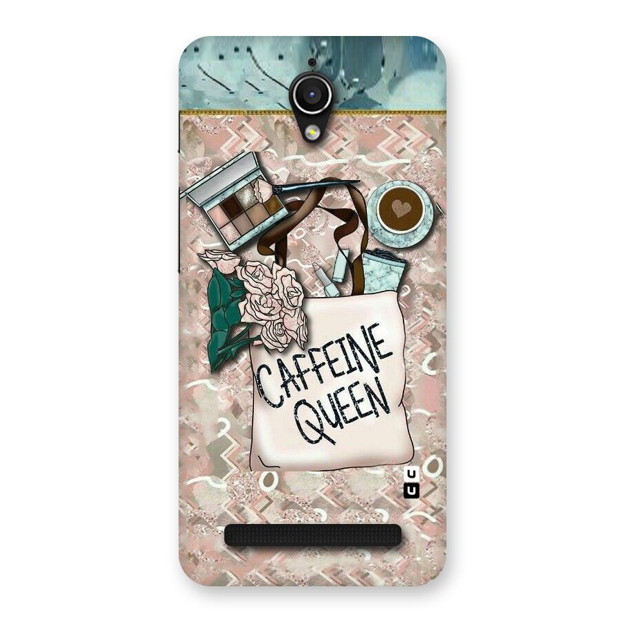 Caffeine Queen Back Case for Zenfone Go