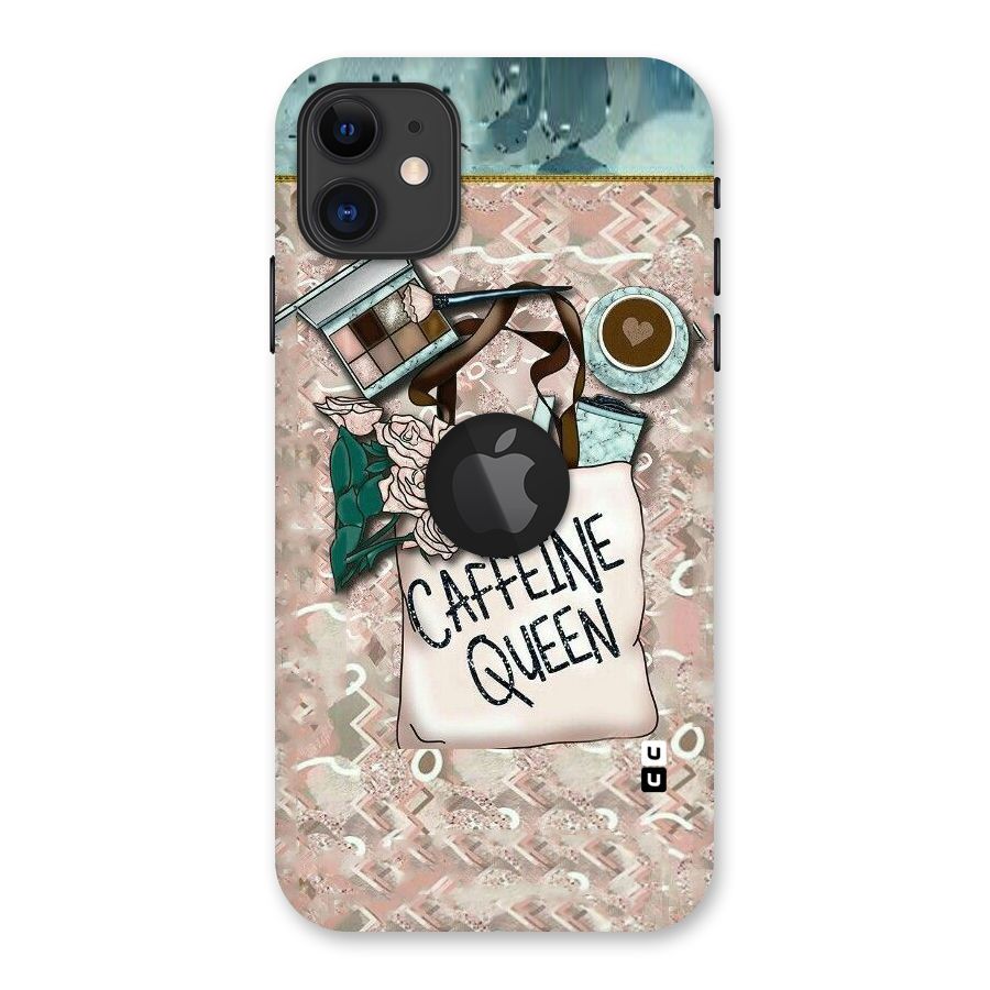 Caffeine Queen Back Case for iPhone 11 Logo Cut