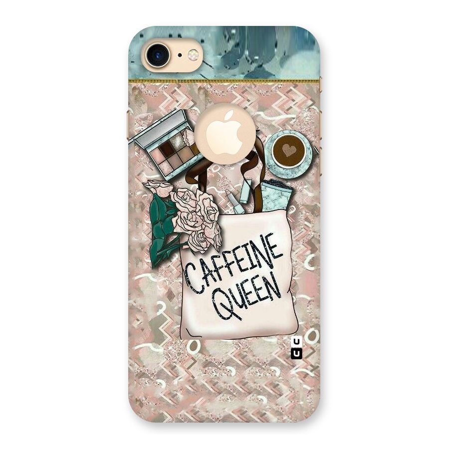 Caffeine Queen Back Case for iPhone 7 Logo Cut