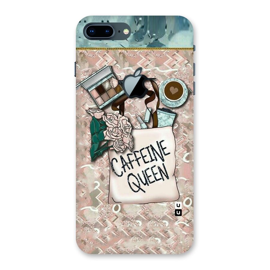 Caffeine Queen Back Case for iPhone 7 Plus Apple Cut