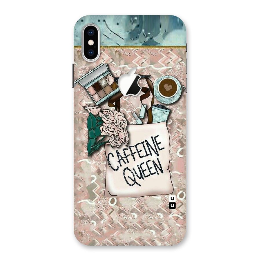 Caffeine Queen Back Case for iPhone XS Max Apple Cut