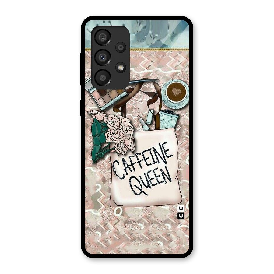Caffeine Queen Glass Back Case for Galaxy A33 5G