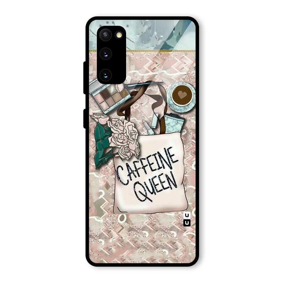 Caffeine Queen Glass Back Case for Galaxy S20 FE