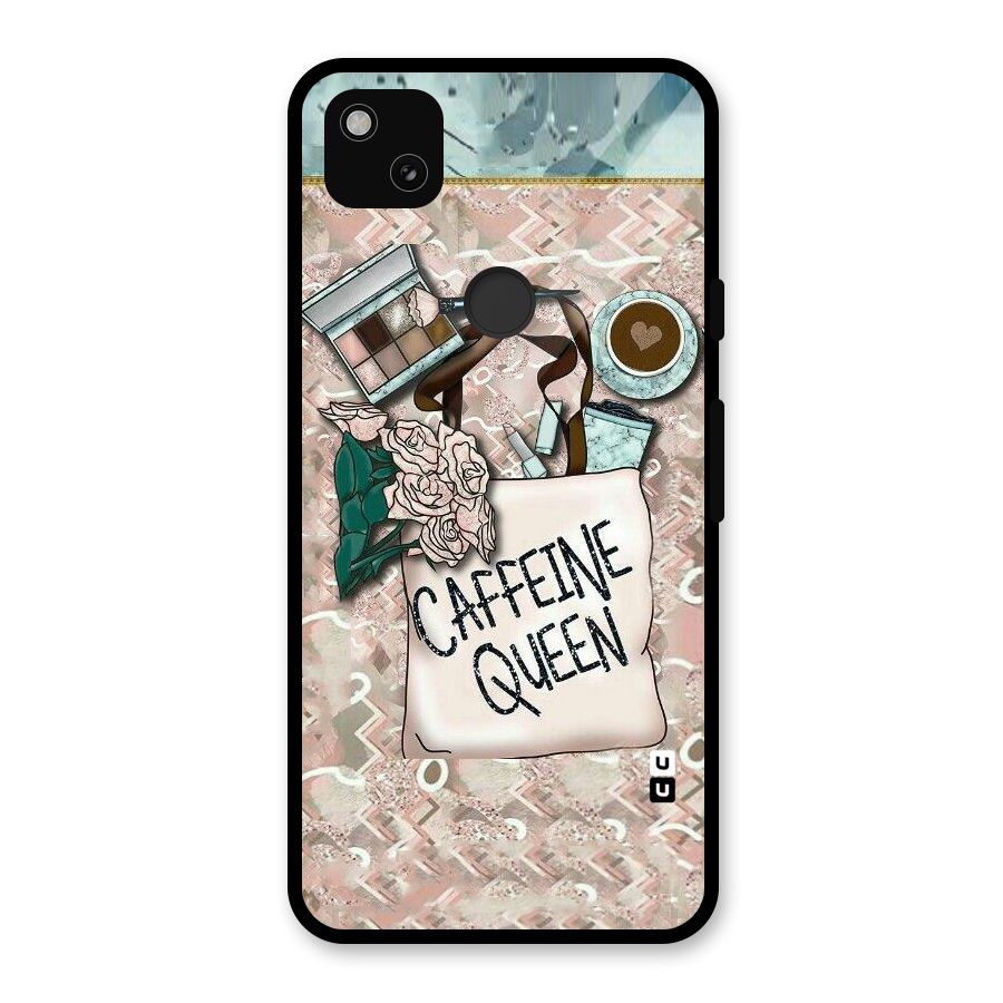 Caffeine Queen Glass Back Case for Google Pixel 4a