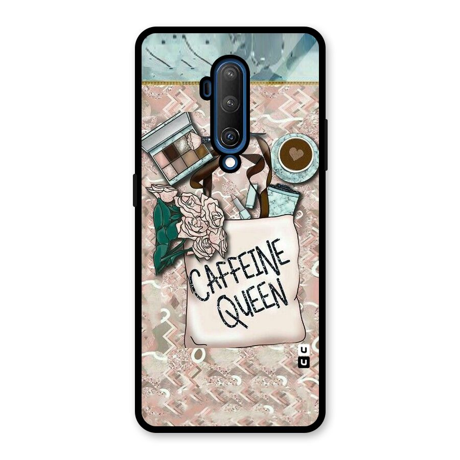 Caffeine Queen Glass Back Case for OnePlus 7T Pro