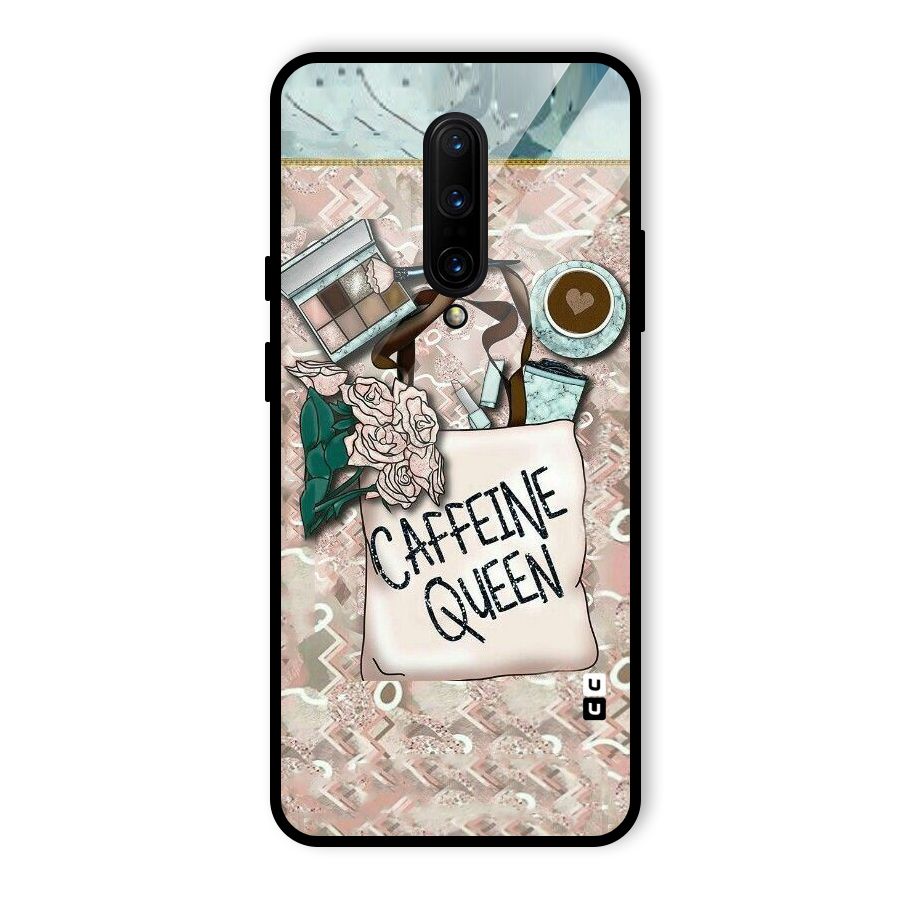 Caffeine Queen Glass Back Case for OnePlus 7 Pro