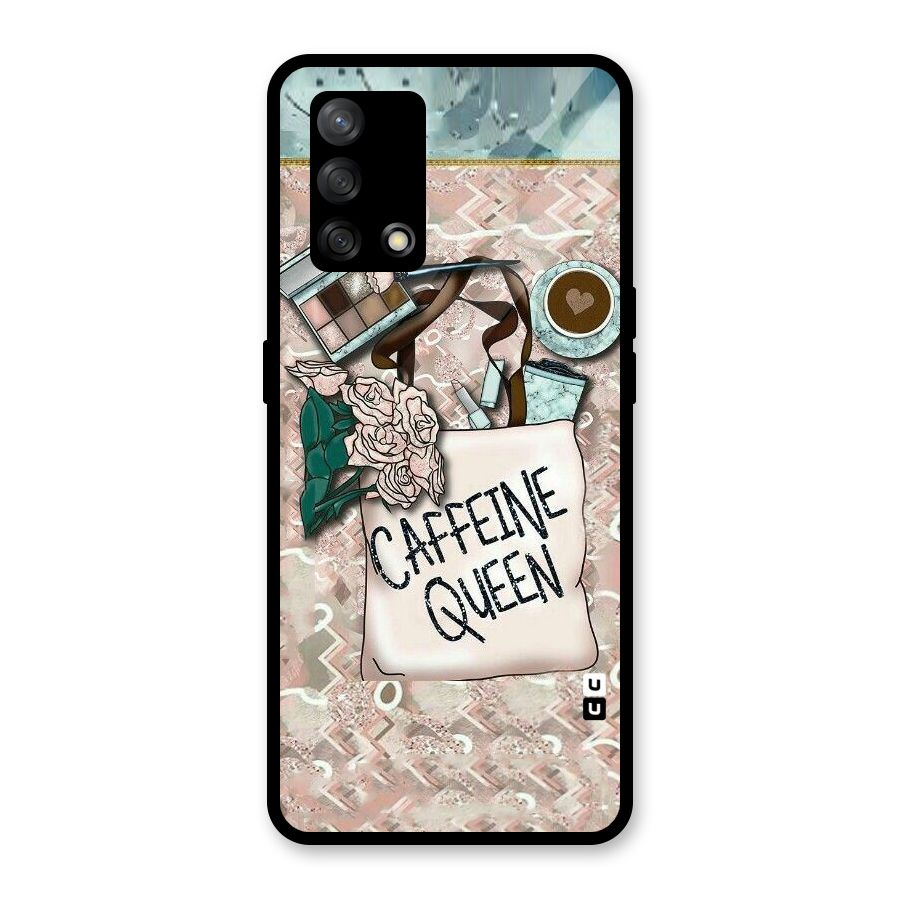 Caffeine Queen Glass Back Case for Oppo F19